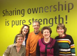 Het team in Nederland